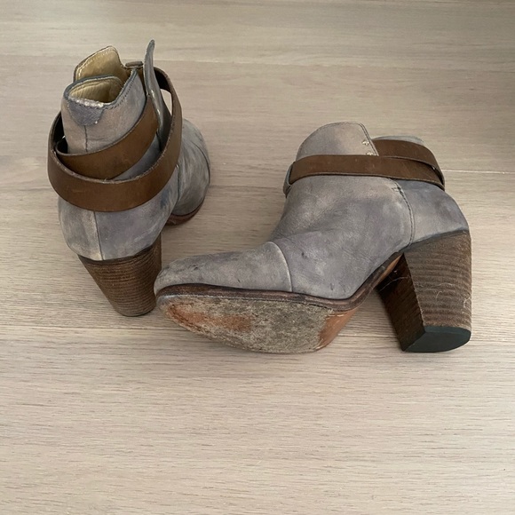 Rag and Bone grey suede booties - Picture 4 of 5